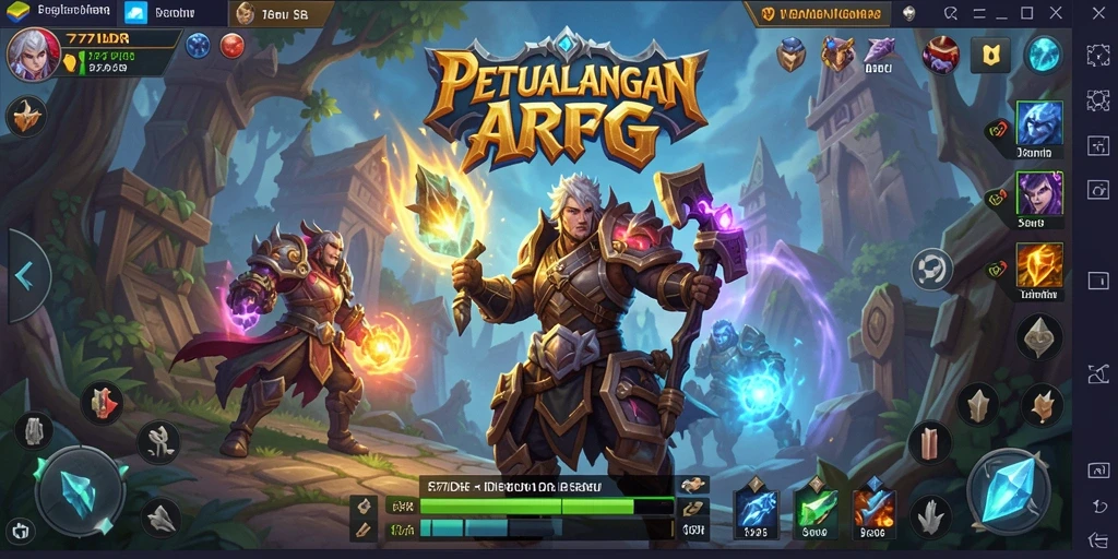 Gameplay seru dengan aksi petualangan yang mendebarkan di ARPG.