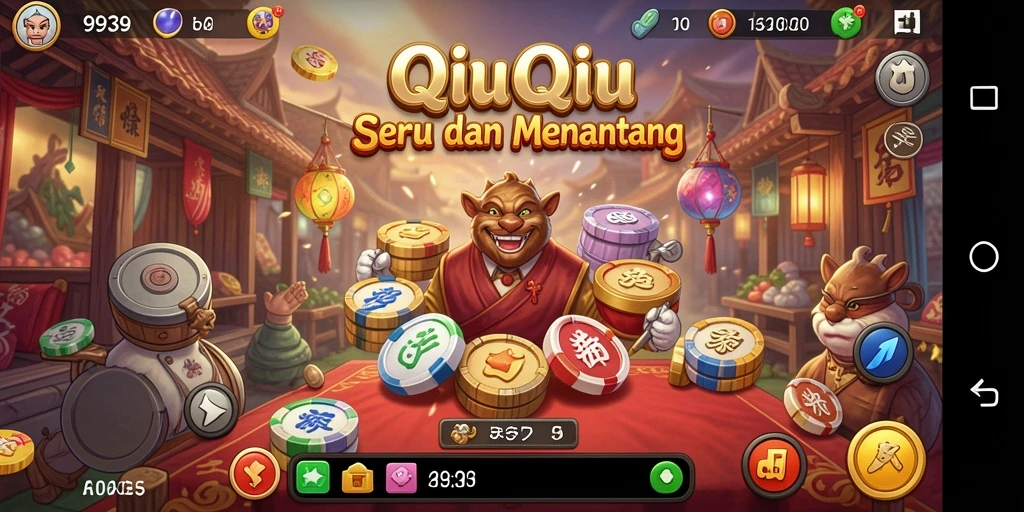 Screenshot gameplay QiuQiu yang seru di 9939.