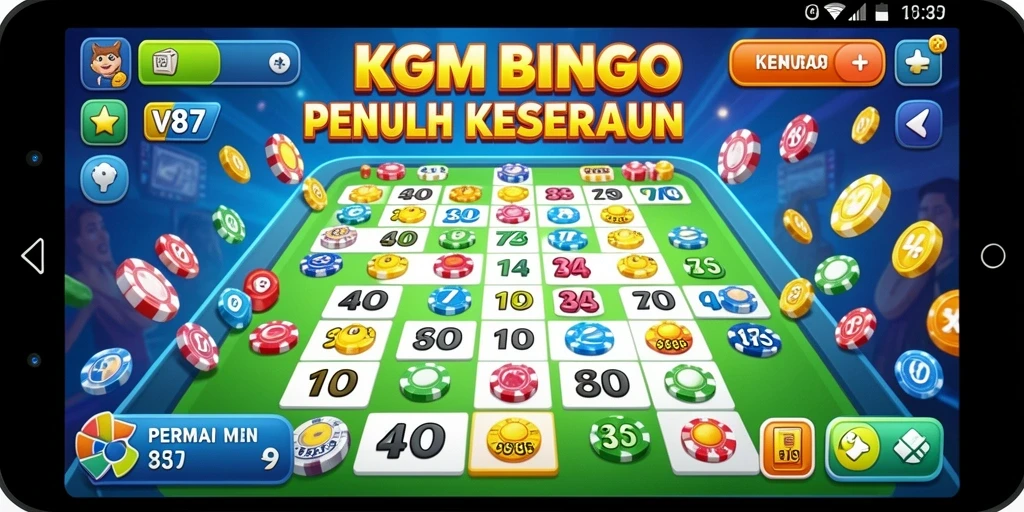Tampilan permainan Bingo yang menarik dan penuh warna.